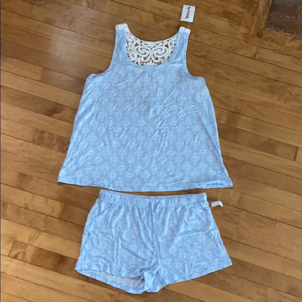 NWT Light blue Lace PJ set